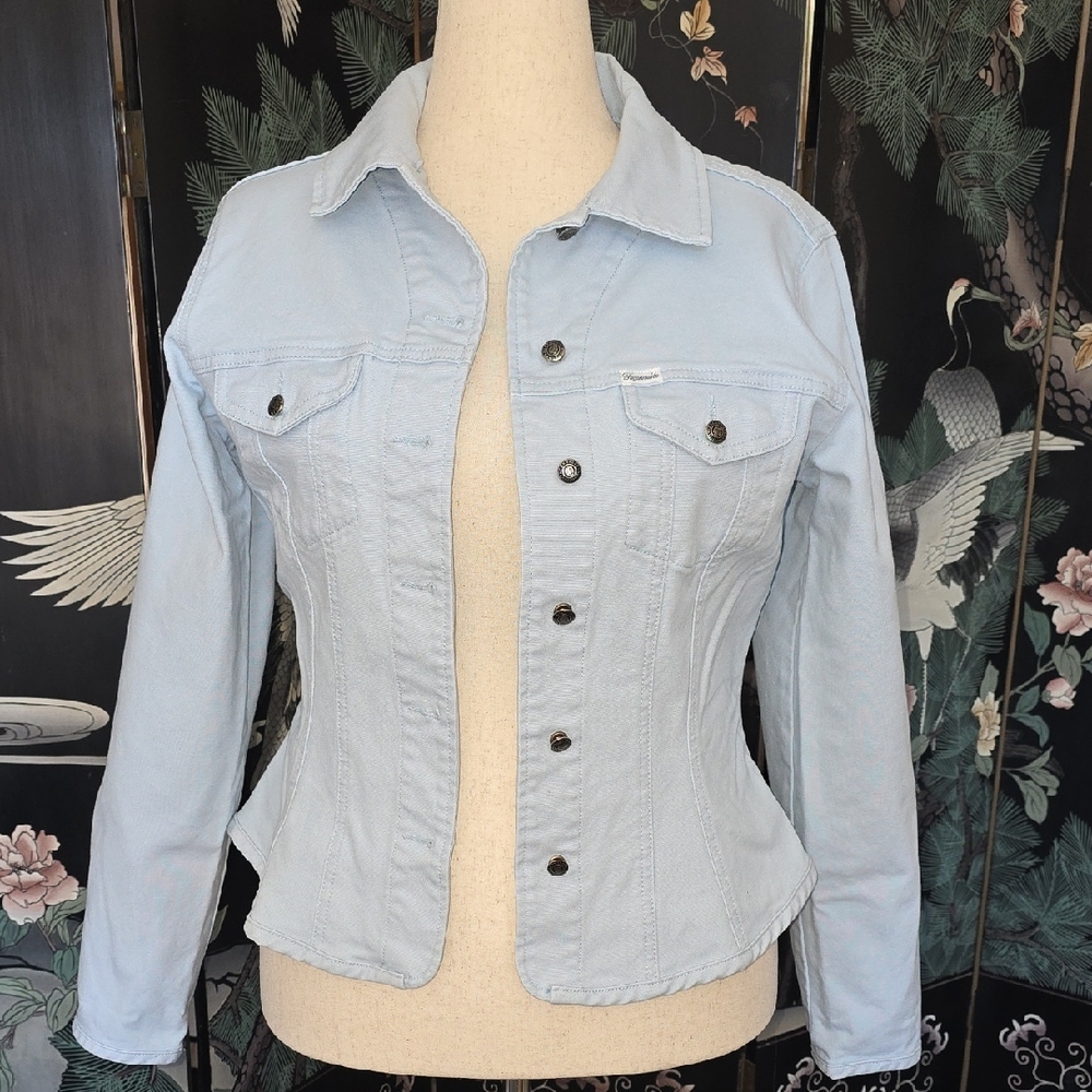 Façonnable Light Blue Jean Jacket for Women